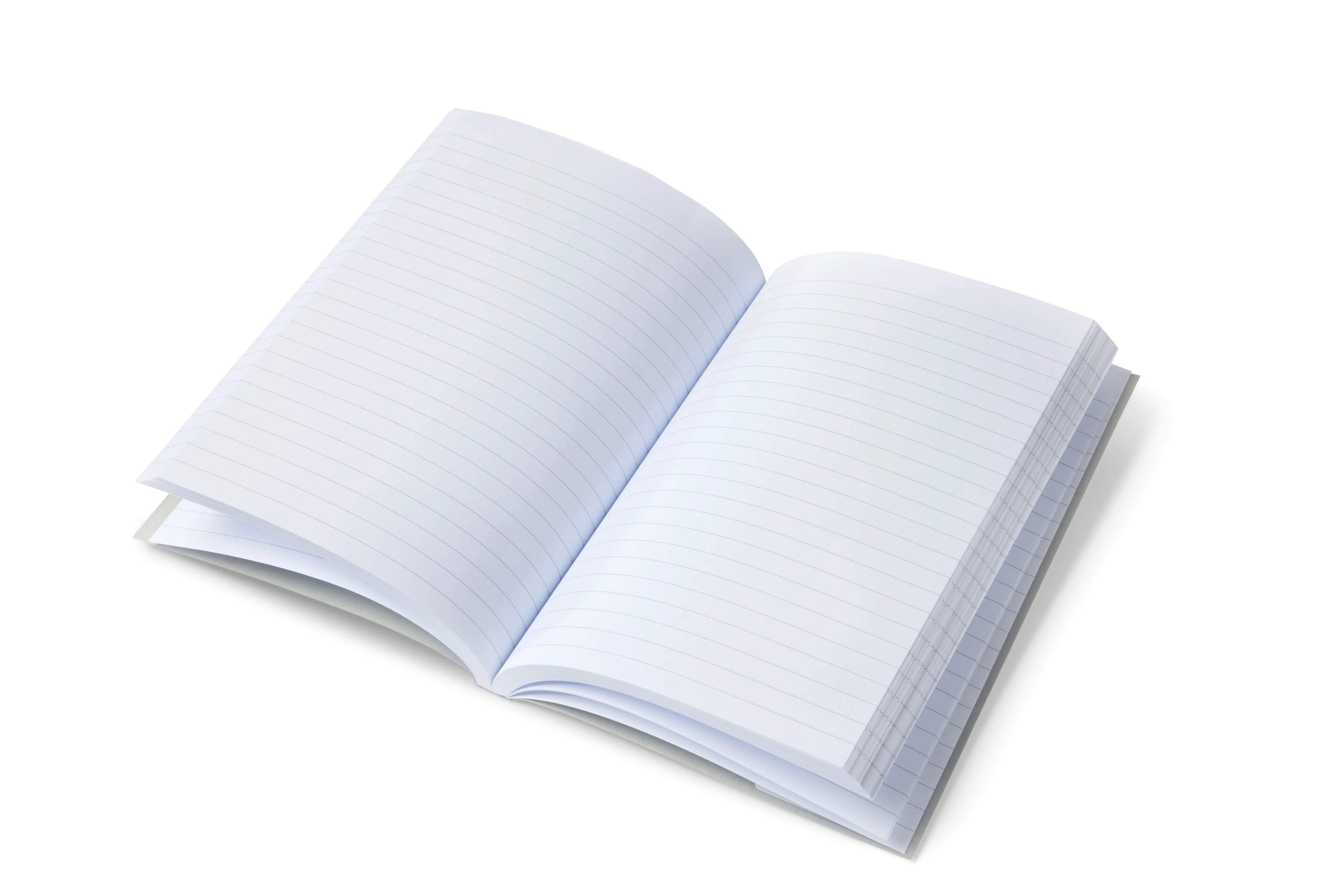 A5 Lined Notebook - Blue - Image 3